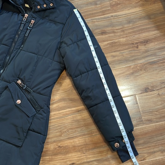 Xoxo Vegan Fur Trimmed Winter Coat - Picture 12 of 14